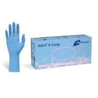 1000 Nitril-Handschuhe Nitril 3000 x-long - 29 cm - blau...