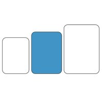 Cambro Capri laminiertes Serviertablett | 32,5 x 26,5 cm...