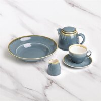 6 Olympia Kiln Espressotassen Ozean | 8,5cl | Porzellan Tassen spülmaschinenfest