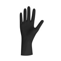Einmalhandschuhe | 100 Latexhandschuhe Select Black - Gr....