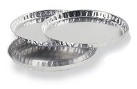80 Probenschalen aus Aluminium - Ø 90 mm