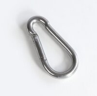 Karabiner (Edelstahl) mit Sicherheitsverschluss, für...