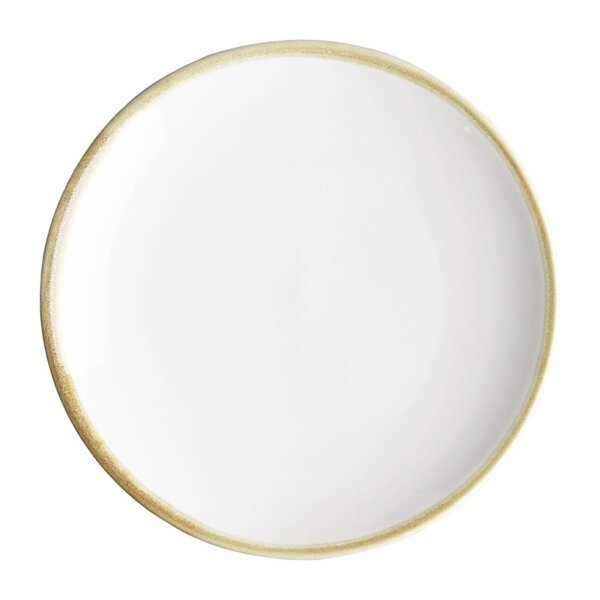 4 Olympia Kiln Coupeteller Kreideweiß | 28cm | Porzellan | Teller