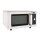 Buffalo Professional Mikrowelle | 25L | 1000W | Manuelle Steuerung | Edelstahl