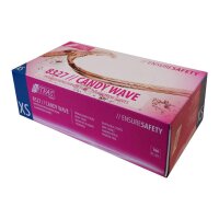 1000 Nitras CANDY WAVE Nitrilhandschuhe | Gr. S | pink | Einweghandschuhe