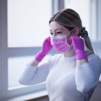 1000 Nitras CANDY WAVE Nitrilhandschuhe | Gr. S | pink | Einweghandschuhe