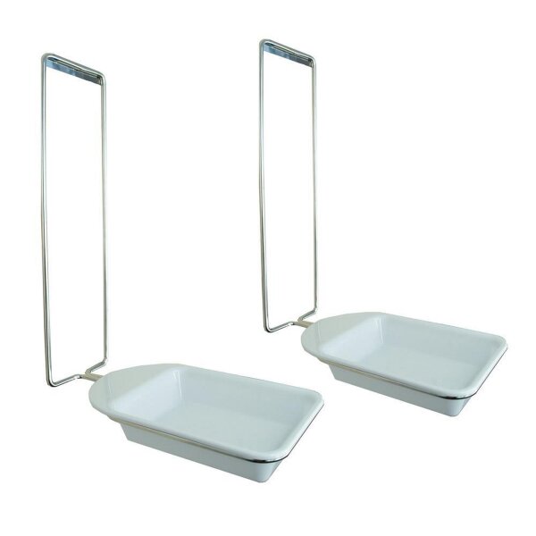 2 Abtropfschalen  f&uuml;r Desinfektionsmittelspender 500 ml | Kunststoff