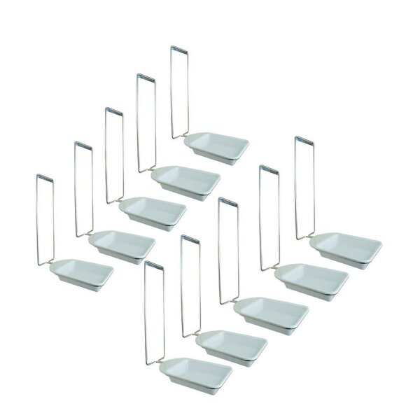 10 Abtropfschalen  für Desinfektionsmittelspender 500 ml | Kunststoff