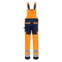 Nitras Motion Tex Viz lange Warnschutz Latzhose | orange...