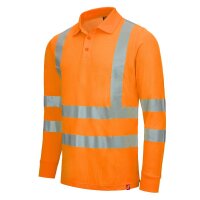 Nitras Motion Tex VIZ Warnschutz-Langarm-Poloshirt | Gr....