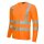 Nitras Motion Tex VIZ Warnschutz-Langarmshirt | Gr. XS - 6XL | orange | Arbeitsshirt