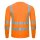 Nitras Motion Tex VIZ Warnschutz-Langarmshirt | Gr. XS - 6XL | orange | Arbeitsshirt