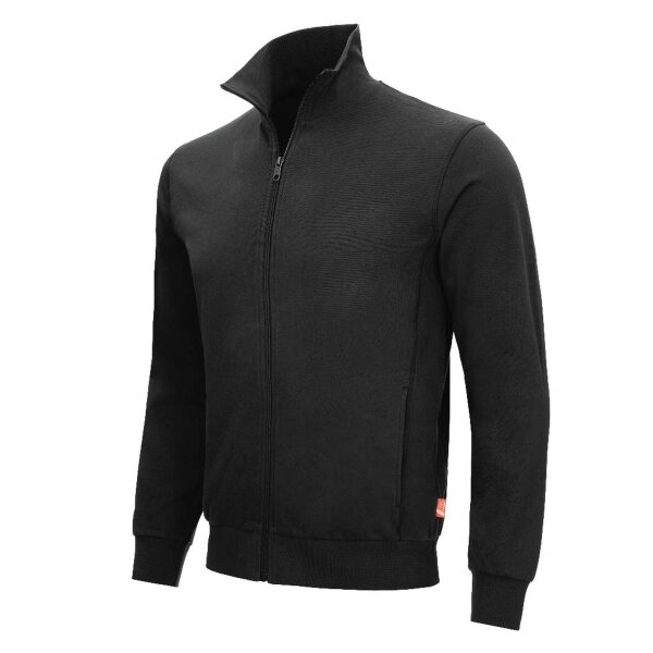 Nitras Motion Tex Light Sweatjacke | Gr. XS - 6XL | Jacke | schwarz