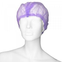 1000 Klipphauben | Vliesstoff | violett | ca. 52cm | Hauben